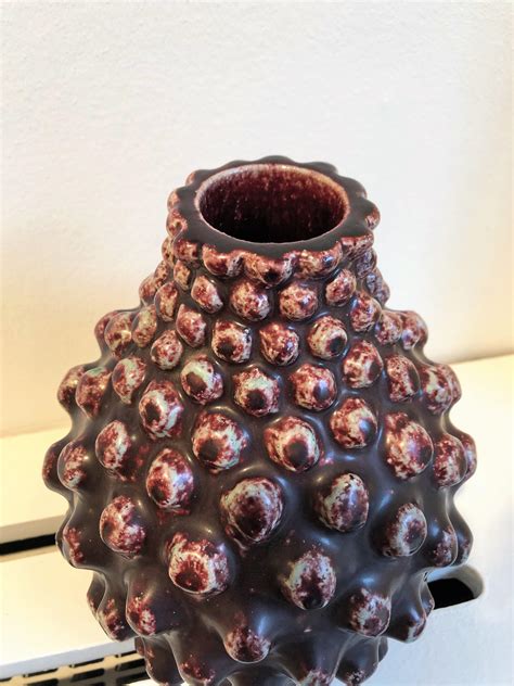 Axel Salto Vase In Budding Style And Oxblood Glaze For Royal