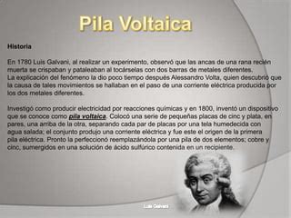 La Pila Voltaica PPT Descarga Gratuita