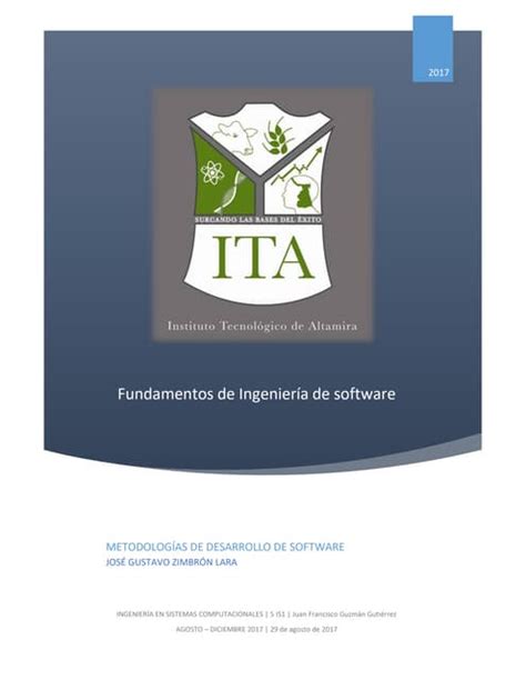 Fundamentos De Ingenieria De Software Metodologiaspdf