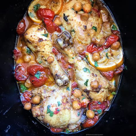 Slow Cooker Mediterranean Chicken (4) - Fit Slow Cooker Queen