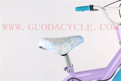 China Gd Kb 004： Purple Princess Bike With Basket Purple Kids Bike