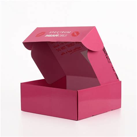 Custom Corrugated Shipping Pink Pr Subscription Mailer Box Guangzhou