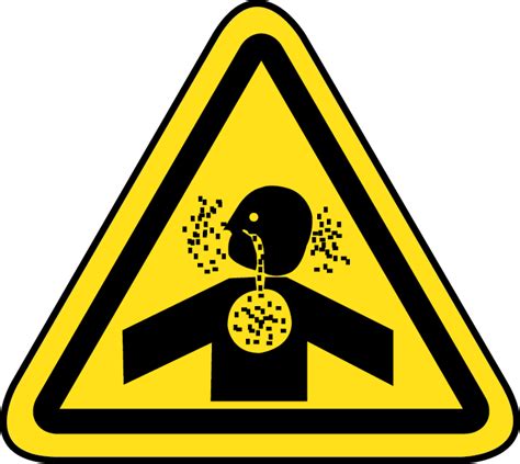 Inhalation Hazard Safety Label 10 Base