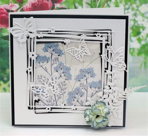 Tattered Lace Dies Starlight Collection Using Starlight Square D594