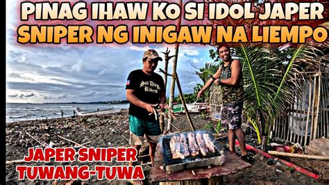 PINAGLUTO KO SI IDOL JAPER SNIPER NG INIHAW NA LIEMPO