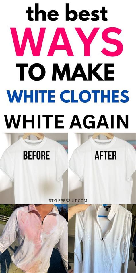 How To Whiten White Clothes Easy And Effective Ways That Work