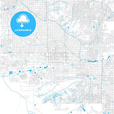 Phoenix Area Map Print