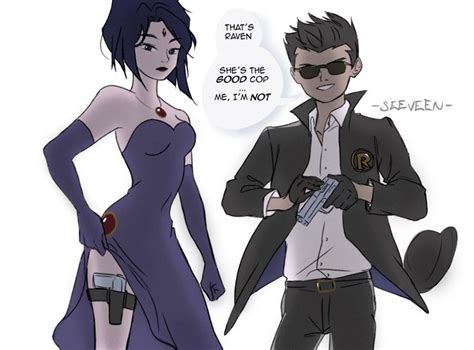 Pin By Zacknor49 Dc Couples On Damirae Damian Wayne X Raven Original Teen Titans Teen