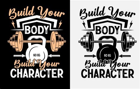 Gym T Shirt Design Gym Motivational Quote Workout Inspirational T Shirt Design Fitness T