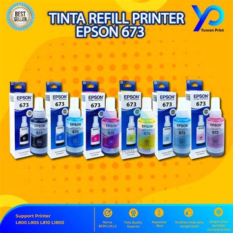 Jual Set Pcs Tinta Epson Model Baru For Printer L L L