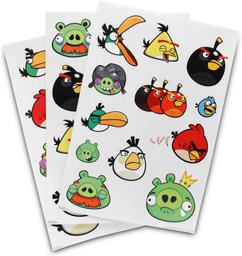 Angry Birds Reusable Wall Stickers - GeekAlerts