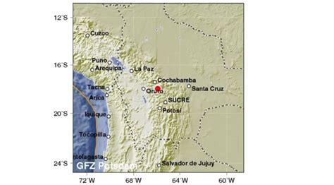 Temblor con epicentro en Cochabamba se sintió en Chile y Perú Brújula