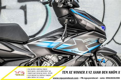 Tem Xe Winner X V Xanh En Nh M X Nguy N Decal Chuy N D N Keo Xe