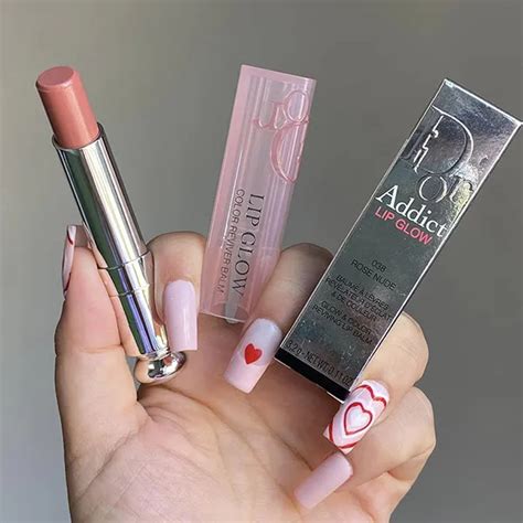 Son Dưỡng Dior Addict Lip Glow Color Reviver Balm 038 Rose Nude Màu Hồng Nude Vua Hàng Hiệu