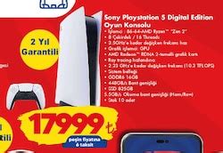 Sony Playstation 5 Digital Edition Oyun Konsolu İndirimde Market