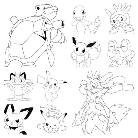 Pokemon Para Colorir Origamiami