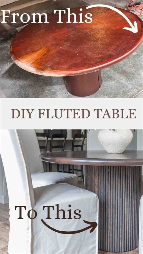 Easy DIY Fluted Side Table Tutorial