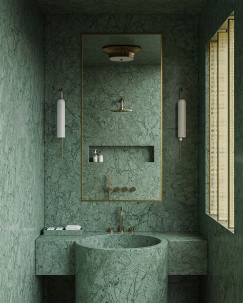 Marble Bathroom Designs Green Marble