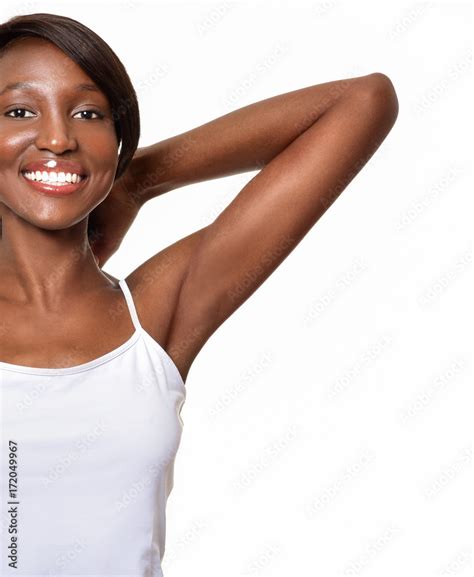 Beautiful African American Woman Black Beauty Armpit S Care Armpit