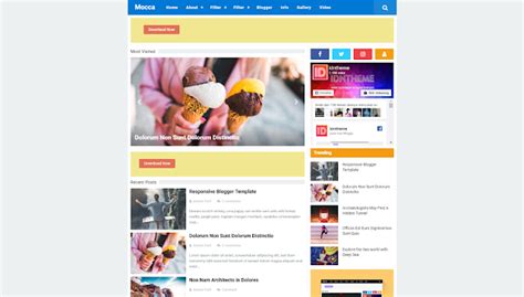 100 Work Template Blogger Responsive Seo Friendly Gratis