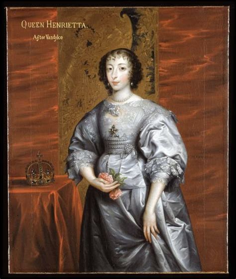 Portrait Of Queen Henrietta Maria 1609 1669 Works The Colonial