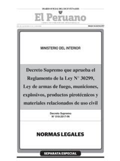 Decreto Supremo Que Aprueba El Reglamento De La Ley N Decreto