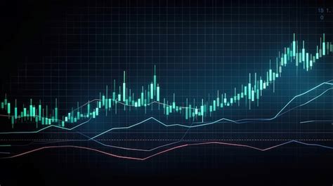 Premium AI Image | Stock market candle graph analysis on the screen