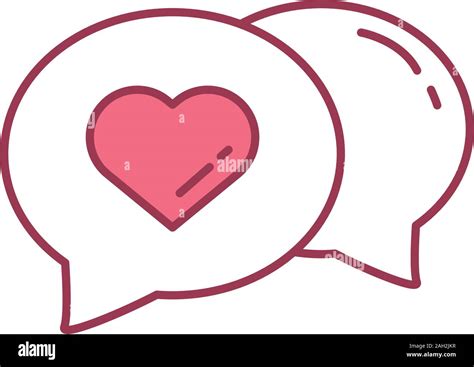 Happy Valentines Day Speech Bubble With Heart Icon Stock Vector Image