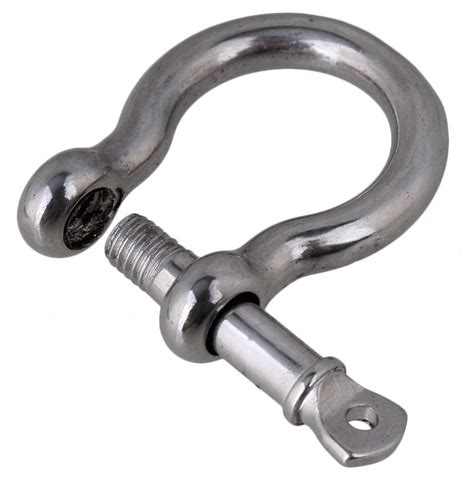 Stainless Steel Screw Pin Anchor Bow Shackle Type Wll Working