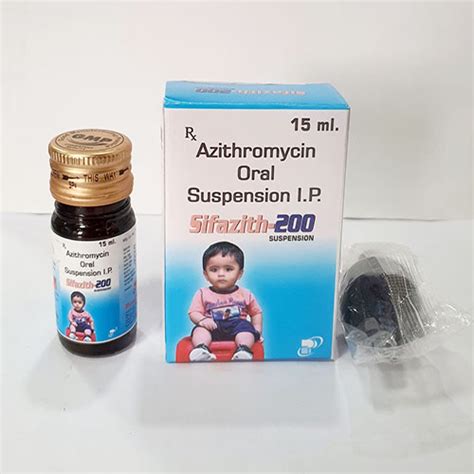 Sifazith 200 Azithromycin Oral Suspension IP Pride Pharma