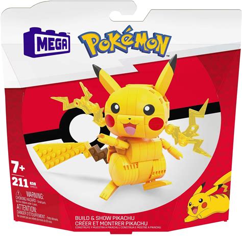 MEGA Pokemon Pikachu Średni Pokemon do zbudowania GMD31 Klocki