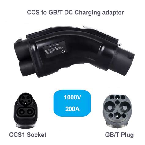 Ccs To Gb T Dc Adapter Ev Charger Connector With Current A China