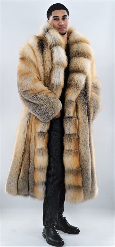 Men S Fur Coat Full Length Golden Isle Mens Fur Coat Fur Coat