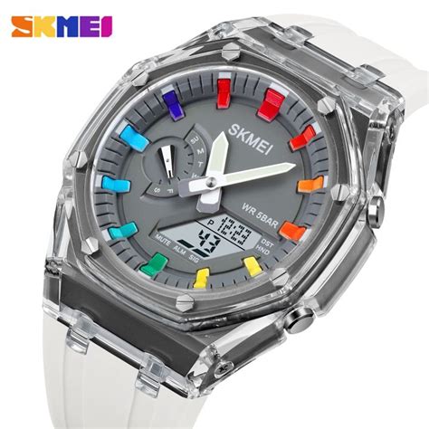 Skmei Outdoor Men Digital Watch Colourful Led Display Watches