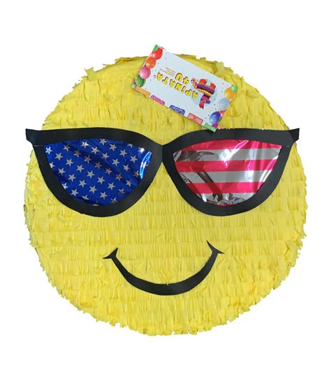 4th of July Pinata Patriotic Emoticon Pinata – APINATA4U