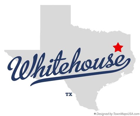 Map of Whitehouse, TX, Texas