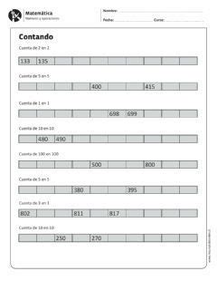 Series Num Ricas De Tres Cifras Idioma Espa Ol O Castellano Curso