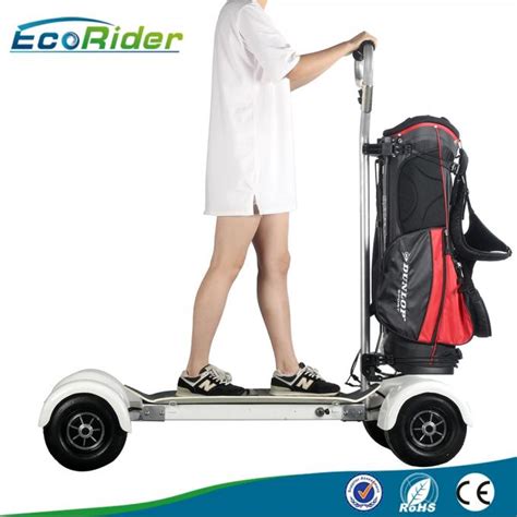 Ecorider Four Wheel Electric Golf Scooter Skateboard Cart With