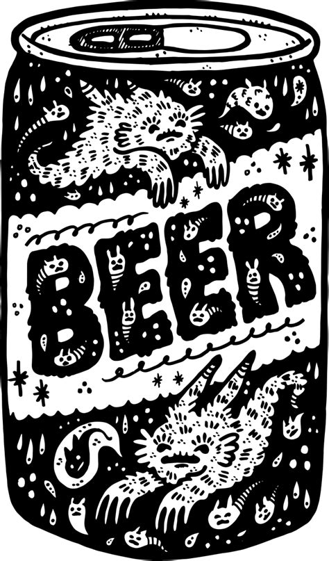 Beer Can Drawing at GetDrawings | Free download