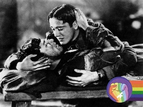 Cinema S First Ever Gay Kiss In The Film Wings