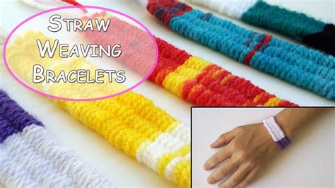 Straw Weaving Wool Bracelets Ana Diy Crafts