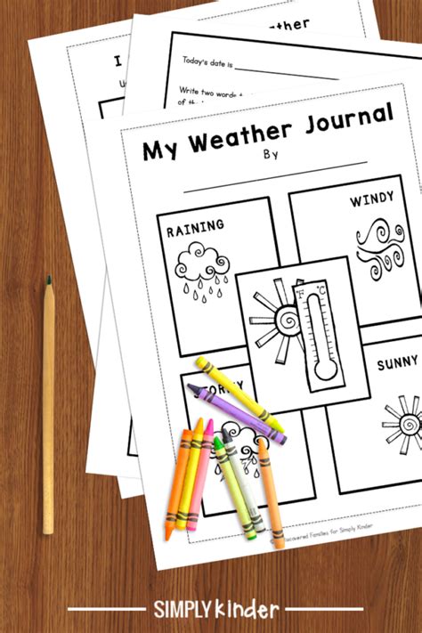 Free Printable Weather Journals for Kinders - Simply Kinder