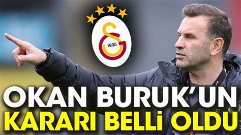 Galatasaray Bayern Münih karşısında Okan Buruk kararını verdi İlk 11