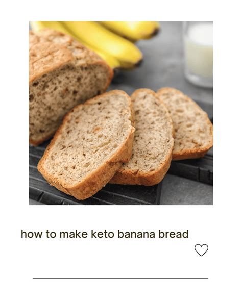 How To Make Keto Banana Bread Easy Low Carb Recipe