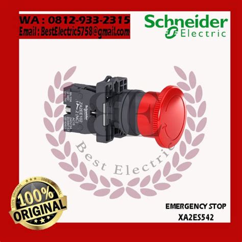 Jual Emergency Stop Schneider Xa Es Mm Nc Turn To Release