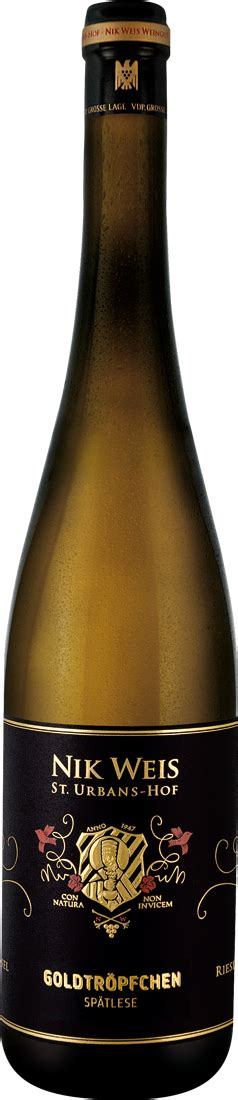 Nik Weis Goldtr Pfchen Riesling Sp Tlese Vdp Gro E Lage G Nstig