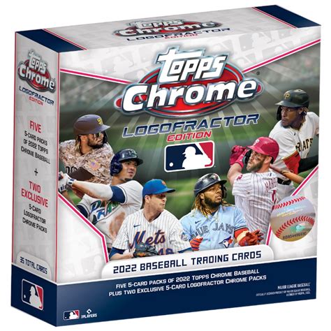 Topps Chrome Logofractor Edition Baseball Checklist Boxes