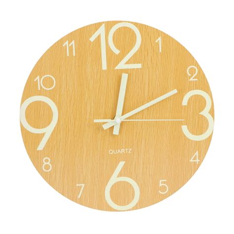 Nuolux Cm Inches Creative Luminous Wall Clock Simple Wall