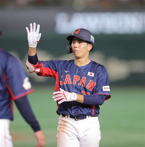 【侍ジャパン】巨人・門脇誠が3安打猛打賞で井端ジャパン初勝利に貢献 9回にはダメ押し適時打 スポーツ報知