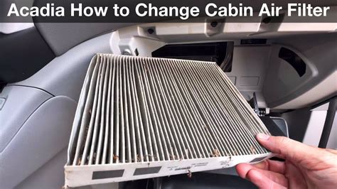 How To Replace Gmc Acadia Cabin Air Filter 2019 Youtube